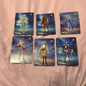 Sailor Moon Japanese card lot 6 cards